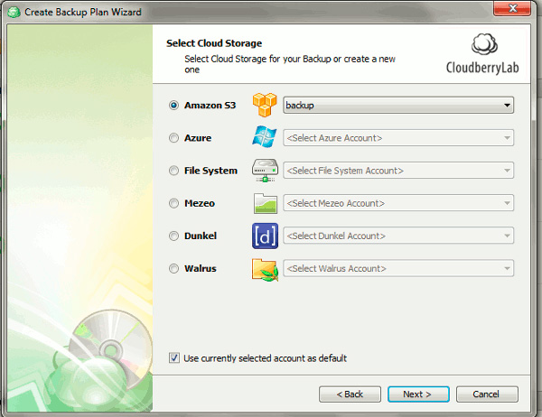 Experience with the CloudBerry Backup application Picture 4