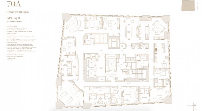 Explore the luxury Penthouse apartment worth $ 42 million in Facebook's new office building Picture 13