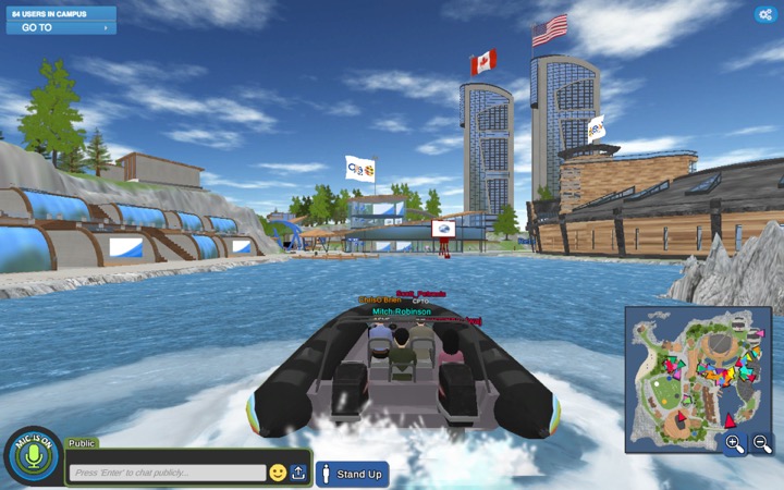 Explore the virtual island, the workplace of 8,000 employees in a company, without geographical restrictions when recruiting Picture 10