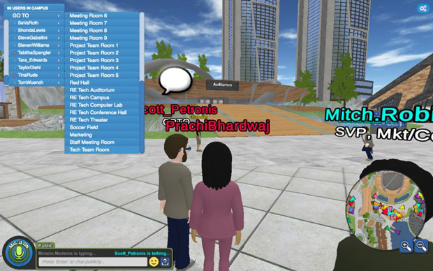 Explore the virtual island, the workplace of 8,000 employees in a company, without geographical restrictions when recruiting Picture 6