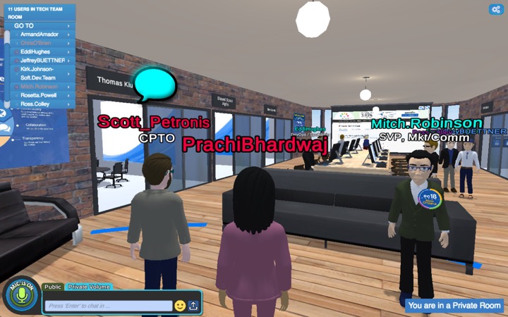 Explore the virtual island, the workplace of 8,000 employees in a company, without geographical restrictions when recruiting Picture 7