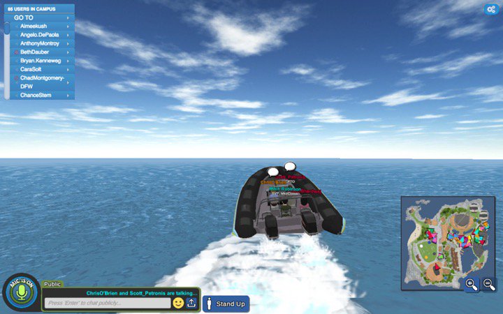 Explore the virtual island, the workplace of 8,000 employees in a company, without geographical restrictions when recruiting Picture 9