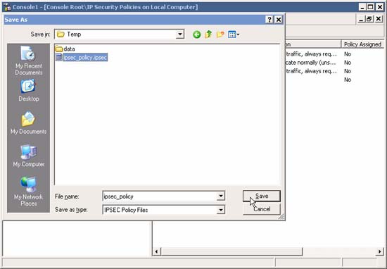 Export and Import IPSec Policy Picture 5