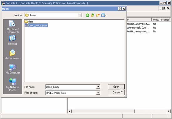 Export and Import IPSec Policy Picture 7