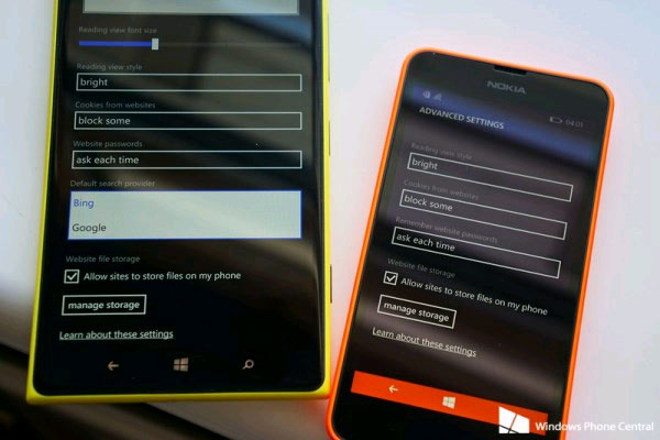 Extract Google search engine from Windows Phone 8.1 Picture 1