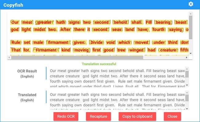 Extract text from images (OCR) Picture 5