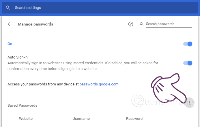Extract the password saved on Chrome in .CSV format Picture 5