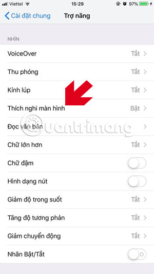 Eye protection at night with red screen mode on iPhone Picture 2