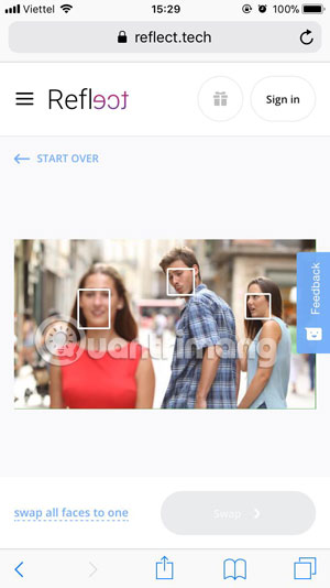 Face transplant, face swap on iPhone Picture 11