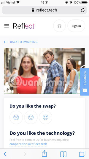 Face transplant, face swap on iPhone Picture 13