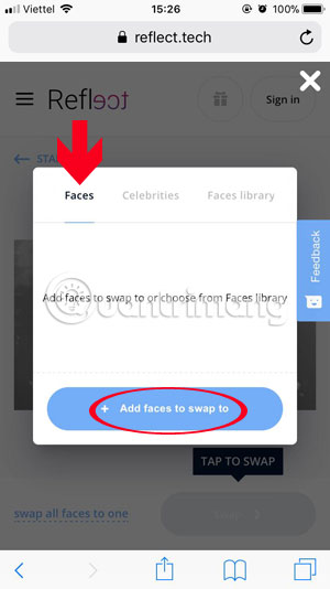 Face transplant, face swap on iPhone Picture 6