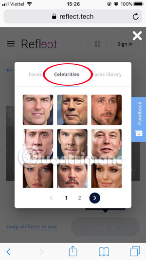 Face transplant, face swap on iPhone Picture 7