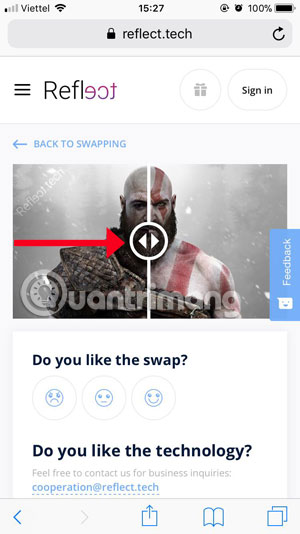 Face transplant, face swap on iPhone Picture 8