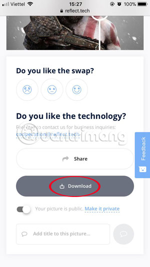 Face transplant, face swap on iPhone Picture 9