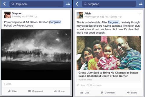 Facebook allows searching information in status Picture 5