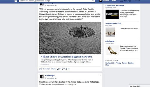 Facebook continues to change the new interface Picture 2