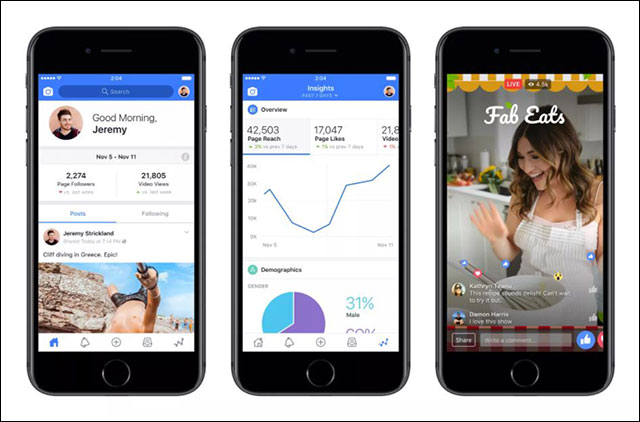 Facebook Creator - private application for people who like to share videos Picture 1