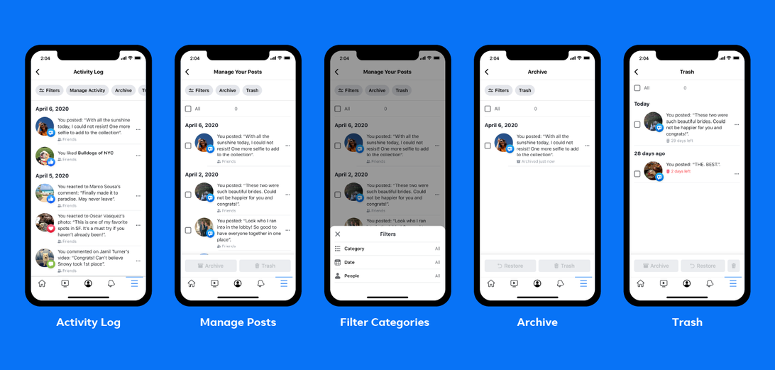 Facebook feature lets you archive or trash old, embarassing posts Picture 1