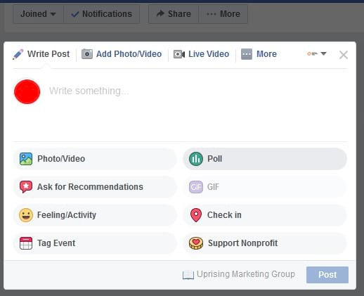 Facebook group and Facebook page in online marketing Picture 3