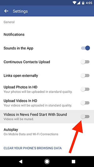 Facebook launched new features, videos automatically run and play Picture 1