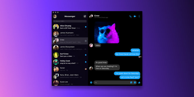 Facebook Messenger is available for Windows and Mac computers Picture 1