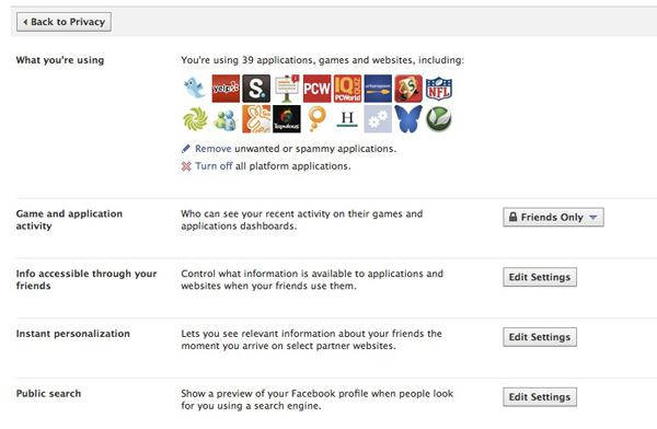 Facebook Places: how to edit privacy settings Picture 7