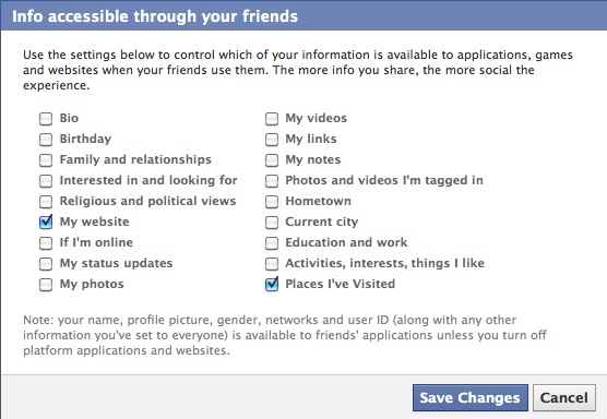 Facebook Places: how to edit privacy settings Picture 8
