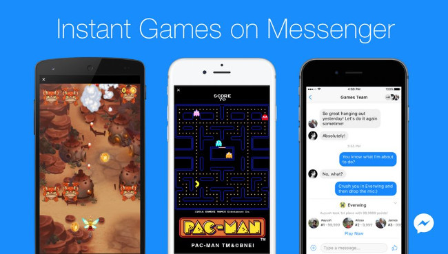 Facebook releases Instant Games: playing 17 exciting games right on Messenger Picture 1