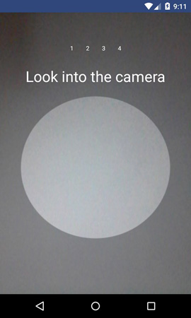 Facebook supports unlocking accounts with facial recognition Picture 1