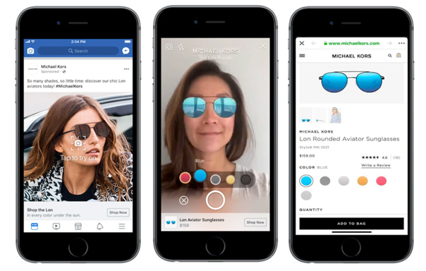 Facebook users will be able to try clothes right on the News Feed Picture 1