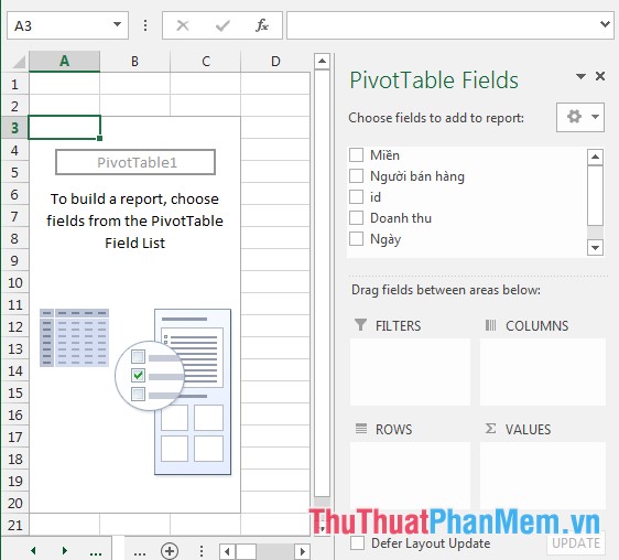 Familiarize yourself with PivotTable reports in Excel Picture 4