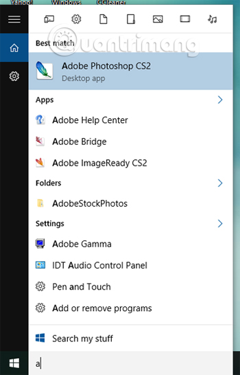 Faster search tips in Windows 10 Picture 1