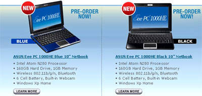 Feel the first about Asus Eee PC 1000HE Picture 4