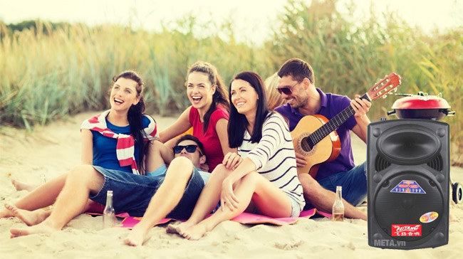 Feiyang 6814L portable speaker: 3-inch bass speaker, multi-connection, bringing sound 'excursions' across the road Picture 3