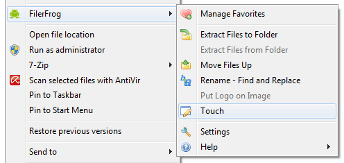 FilerFrog is a great extension for Windows Explorer Picture 12