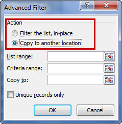 Filter data in Excel with Advanced Filter Picture 9