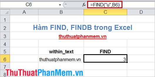 Find, FindB Functions In Excel - The Function Finds A Text String In ...