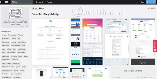 Find inspiration to design user interface with UIDB Picture 2