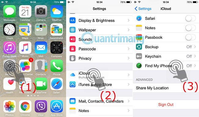 Find iPhone, iPad lost by Find My iPhone Picture 2