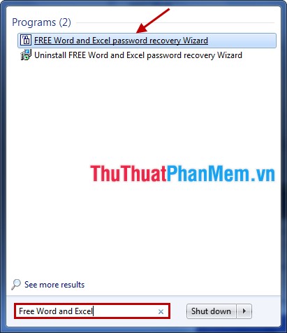 Find password of Word and Excel files with Word and Excel Password Recovery Wizard Picture 1