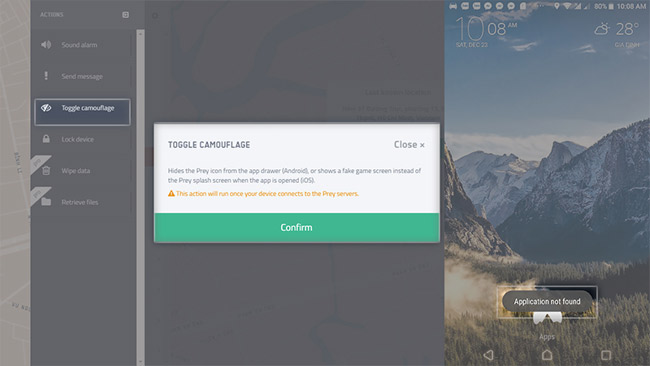 Find smartphones, laptops lost accurately and effectively with Prey application Picture 11