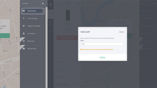 Find smartphones, laptops lost accurately and effectively with Prey application Picture 8