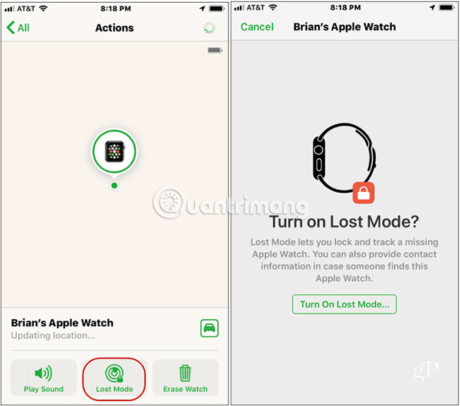 Find the lost Apple Watch with the Find My iPhone app Picture 5
