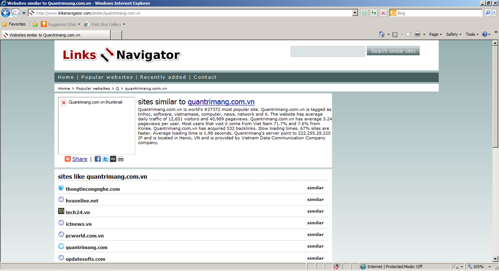 Find websites similar to your site Picture 5