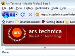 FireFox 3 Beta 4: First impressions Picture 1
