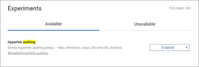 Firefox will enable hyperlink (Ping) checking by default Picture 3