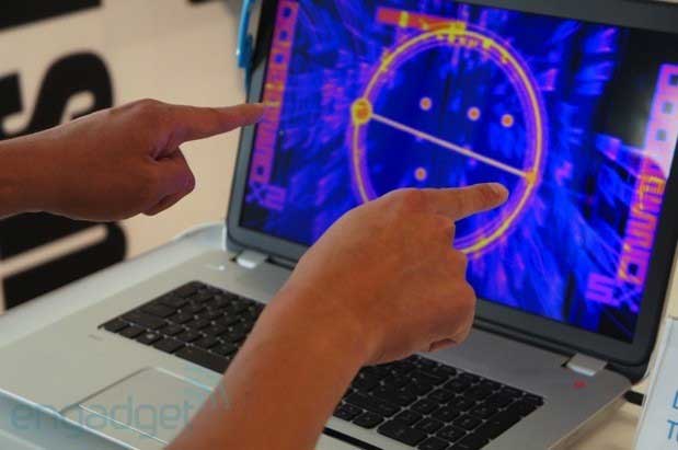 First laptop integrated Leap Motion sensor Picture 2