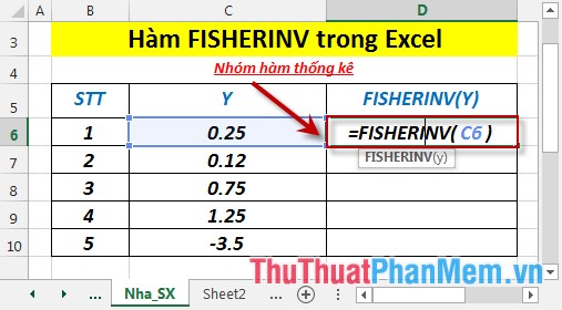 FISHERINV function - Function that returns the inverse of the Fissher transformation in Excel Picture 3