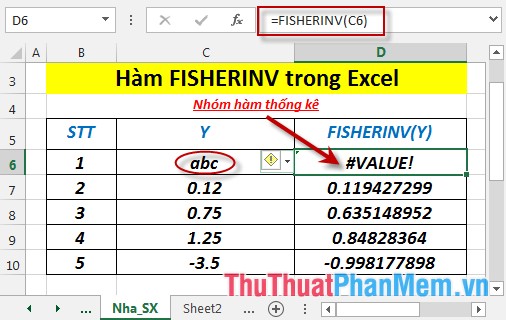 FISHERINV function - Function that returns the inverse of the Fissher transformation in Excel Picture 6