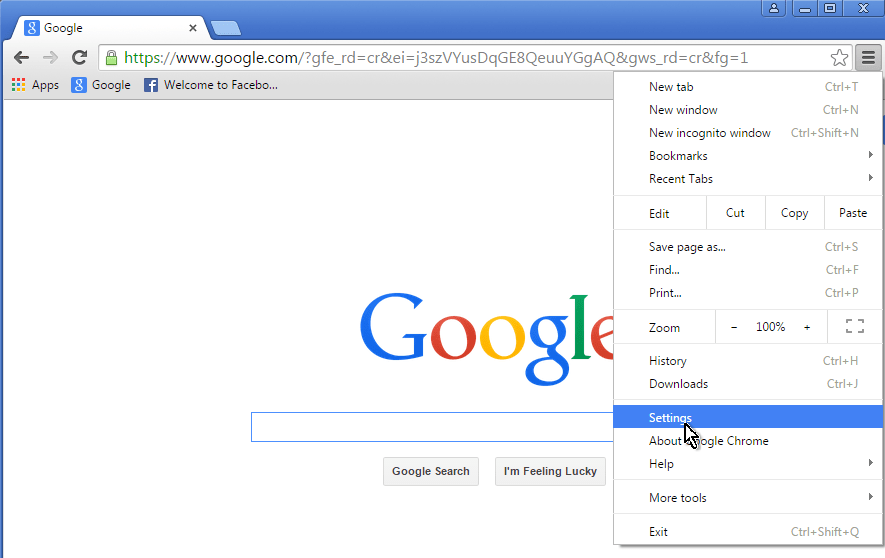 Fix Chrome browser error showing a blank screen - TipsMake.com